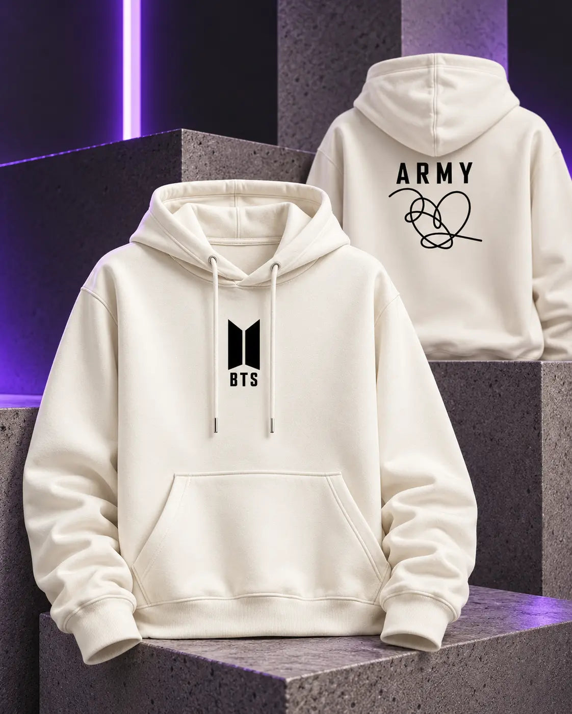 Hoodie BTS – Diseño ARMY