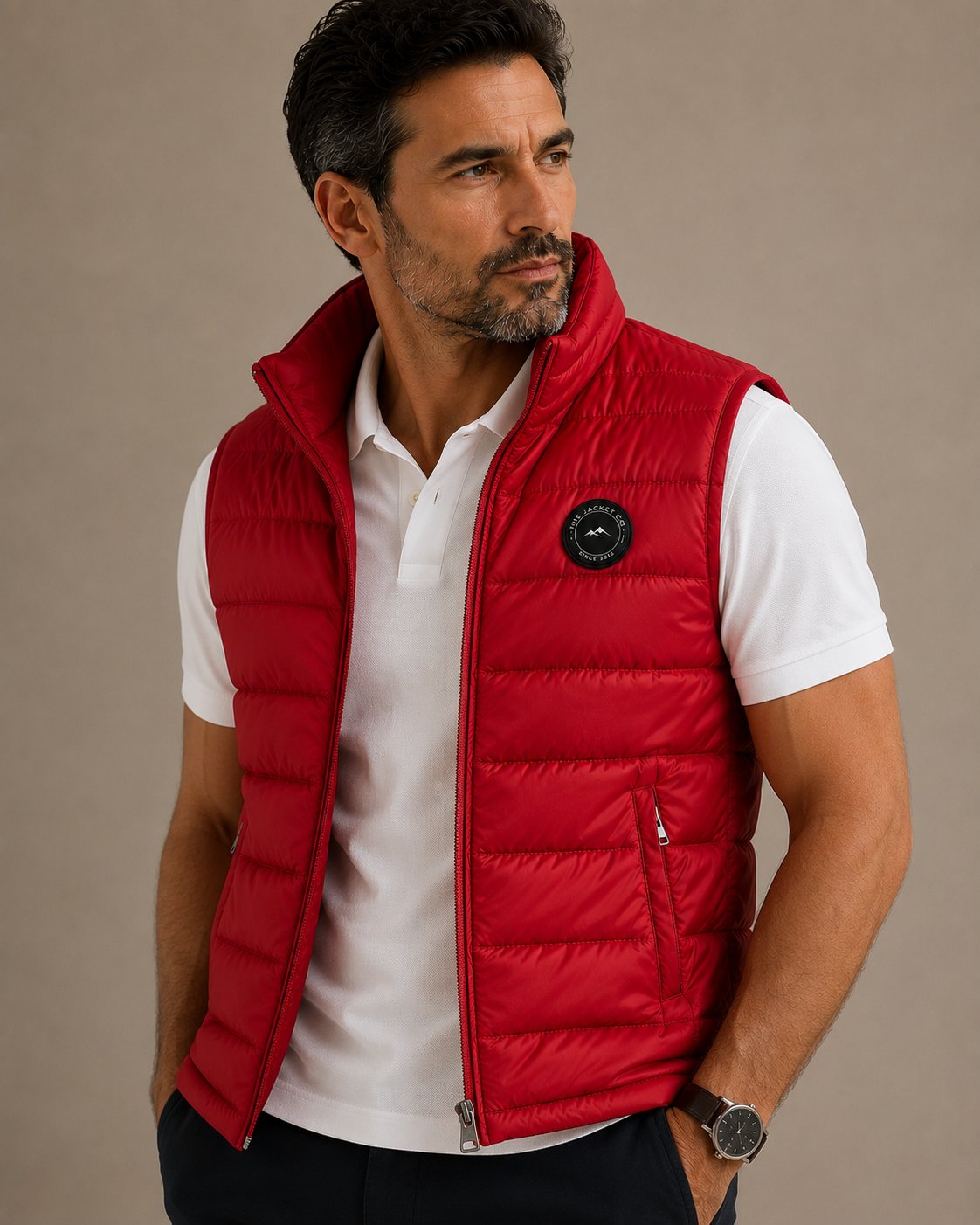 Chaleco Acolchado Impermeable con interior aterciopelado