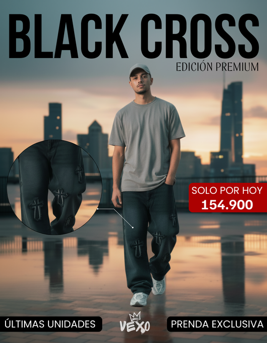 BLACK CROSS - JEAN BAGGY OVERSIZE