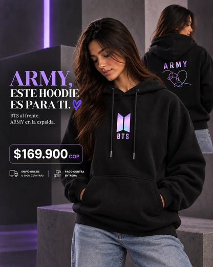 Hoodie BTS – Diseño ARMY