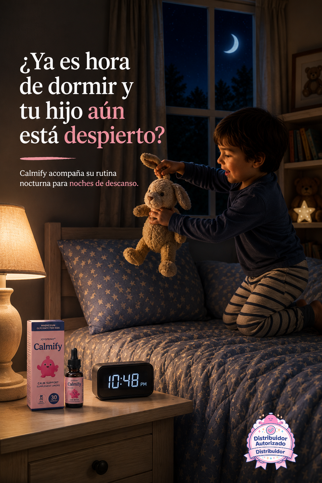 Calmify® - Para niños a los que les cuesta bajar el ritmo en la noche